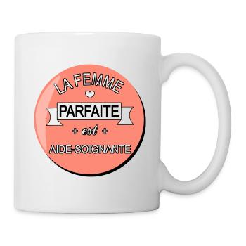 Parfaite aide soignante ! cadeau aide soignante - Mug blanc - blanc - Droite