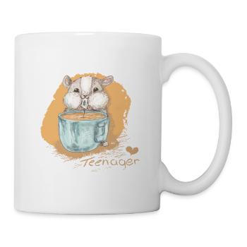 Teenager - Tasse - Weiß - Rechts