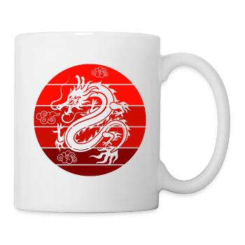 Dache Wolken Japon - Mug blanc - blanc - Droite