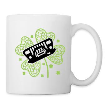 Shamrock Jeep - Tasse - Weiß - Rechts