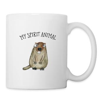 My Spirit Animal Marmotte - Mug blanc - blanc - Droite