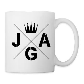 jga krone junggesellenabschied - Tasse - Weiß - Rechts