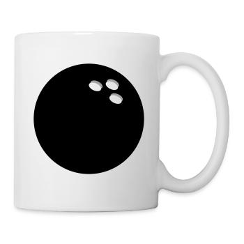 Bowling Boule de bowling - Mug blanc - blanc - Droite