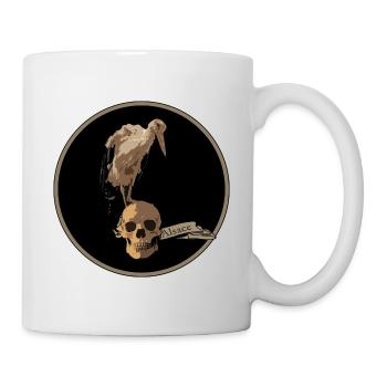 Elsass Storch Crane - Tasse - Weiß - Rechts