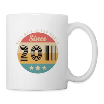 best wife since 2011. 30th Wedding Anniversary - Mug - white - Right