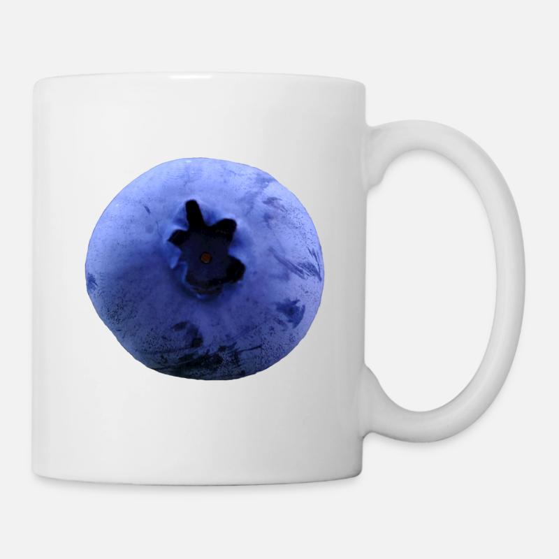 Heidelbeere - Tasse - Weiß