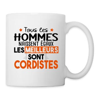 Cordiste Métier Corde Humour Cadeau Escalade Noël - Mug blanc - blanc - Droite
