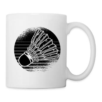 Badminton Badminton Evolution Joueur de badminton - Mug blanc - blanc - Droite