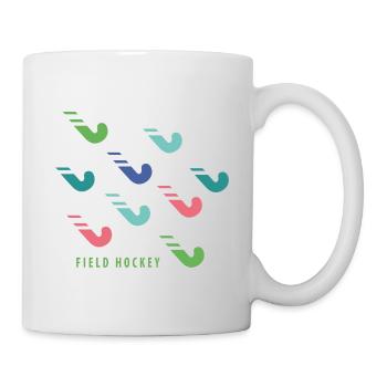 Hockeyschläger - Tasse - Weiß - Rechts