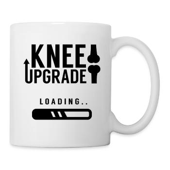 Upgrading of the knee recovery surgery surgery knee - Mug - white - Right