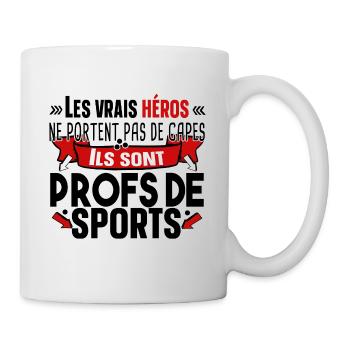 Prof de Sport Professeur Métier Cadeau Humour - Mug blanc - blanc - Droite