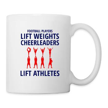 Cheerleader Cheerleading Jubel Lustig - Tasse - Weiß - Rechts