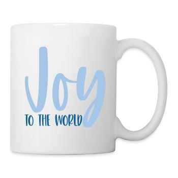 Joie au monde - Mug blanc - blanc - Droite