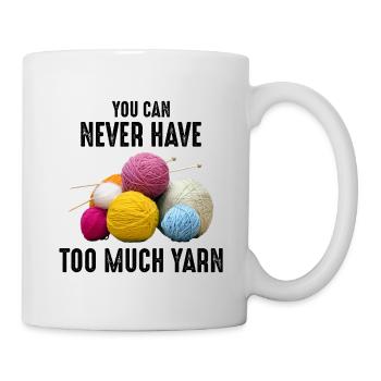 Crocheting Crochet Knitting Crocheter Funny - Mug - white - Right