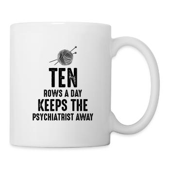 Crocheting Crochet Knitting Crocheter Funny - Mug - white - Right