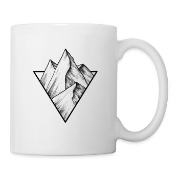 Mountain logo - Mug - white - Right