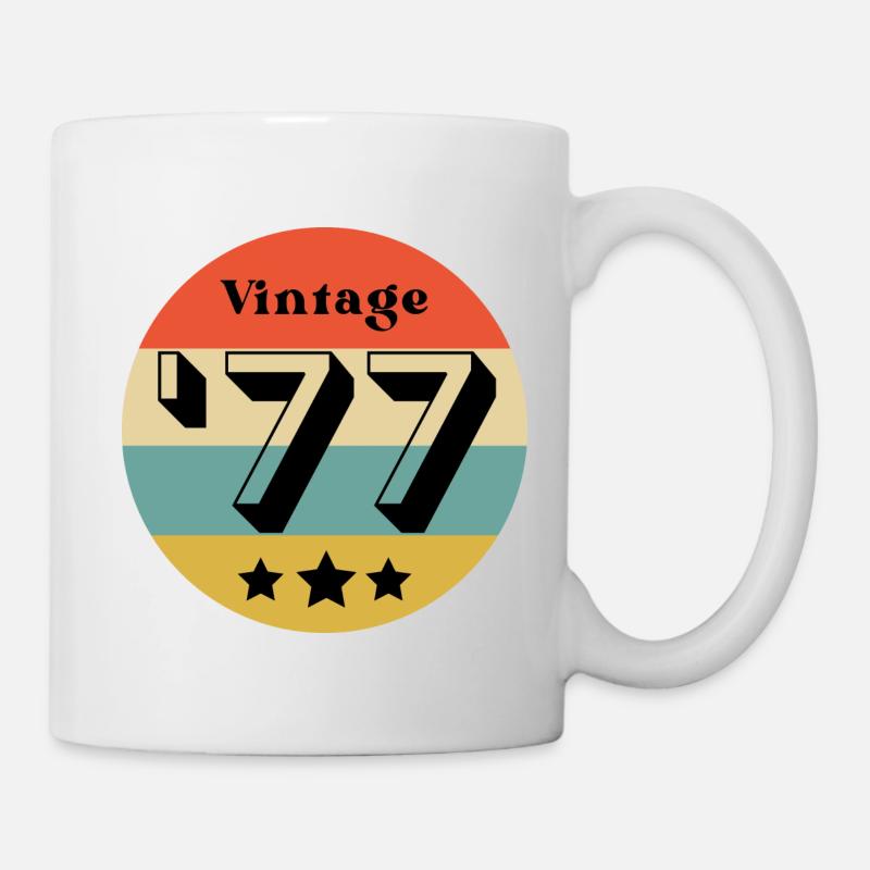 millésime 1977 - Mug blanc - blanc