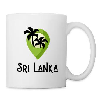 Sri Lanka T-Shirts & Hoodies für Backpacker Reisen - Tasse - Weiß - Rechts