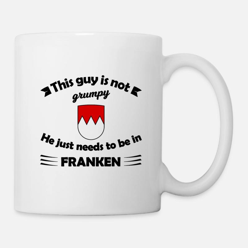 Urlaub in Franken - Tasse - Weiß