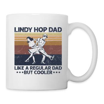 Swing Dance Lindy Hop Design für einen Lindy Hop - Tasse - Weiß - Rechts