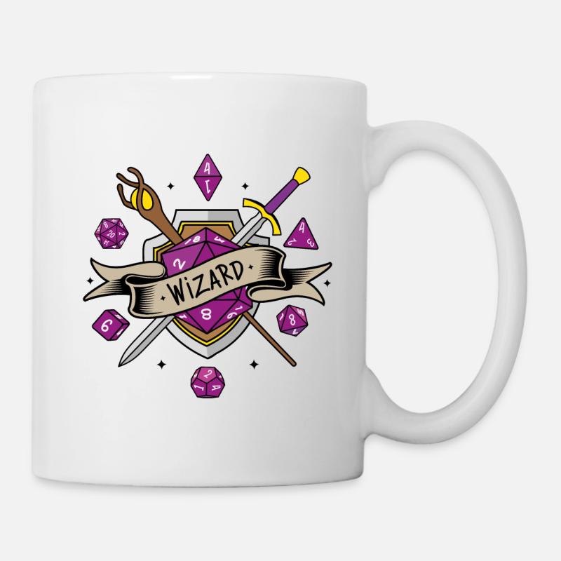 Wizard RPG - Tasse - Weiß