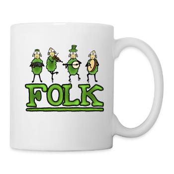 Folk Music Band - Mug - white - Right