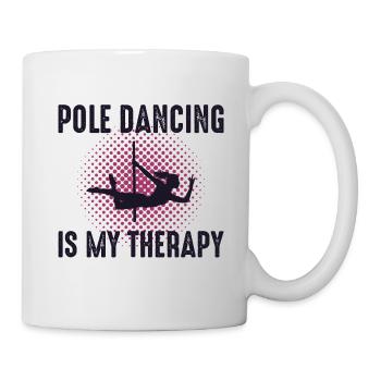 Pole Sport Dance Dancer Competition Acrobatics - Mug - white - Right