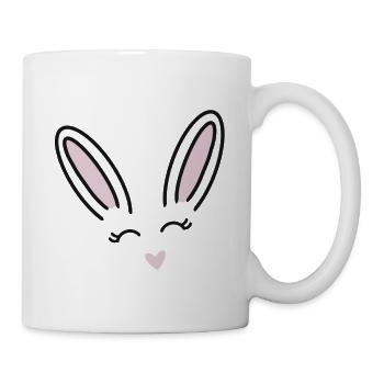 Süßes Häschen - Tasse - Weiß - Rechts