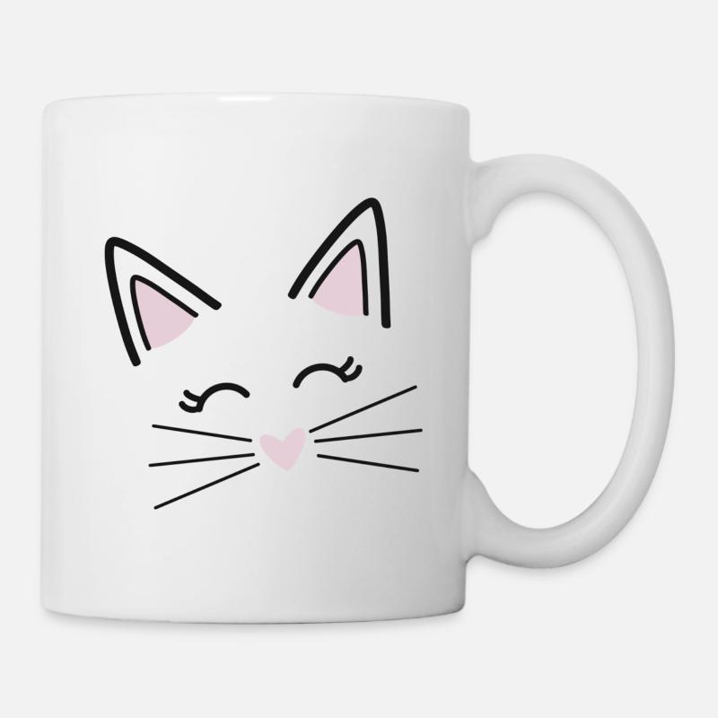 Süßes Kätzchen - Tasse - Weiß