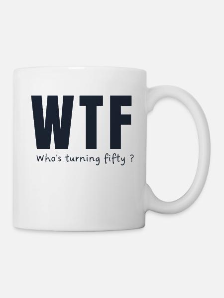 50. Geburtstag - Tasse - Weiß
