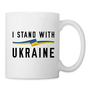 I Stand With Ukraine - Mug - white - Right