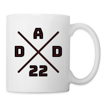 Colors can be changed | DAD 22 FATHER PAPA 2022 FATHER'S DAY - Mug - white - Right