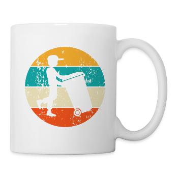 Müllmann Mülltonne Müllabfuhr Müllentsorgung - Tasse - Weiß - Rechts