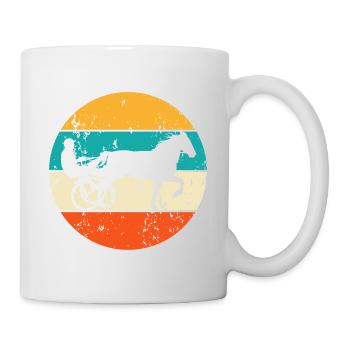 Trabrennsport Trabrennen Pferde Pferdesport Traber - Tasse - Weiß - Rechts