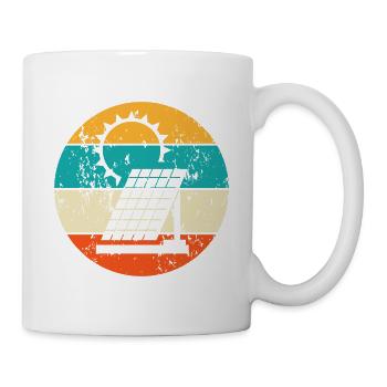 Fotovoltaik Solarkraft Photovoltaik Solar Energie - Tasse - Weiß - Rechts