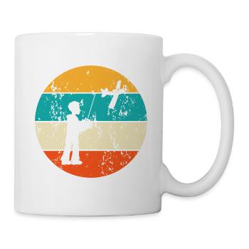 Modellflug Modellflieger Modellflugzeug - Tasse - Weiß - Rechts