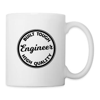 Qualité et Ingénieur - Mug blanc - blanc - Droite