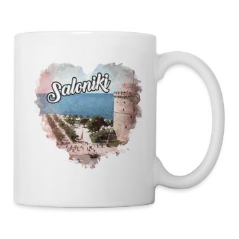 Welcome in Thessaloniki - Tasse - Weiß - Rechts