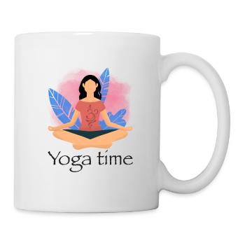 Yoga - Tasse - Weiß - Rechts