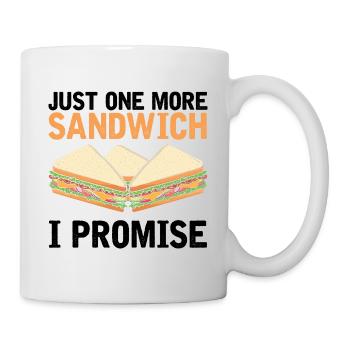 Sandwich Lover Cheese Fast Food Food Food - Mug - white - Right