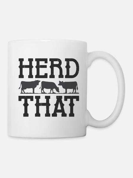 Herde, dass - Tasse - Weiß