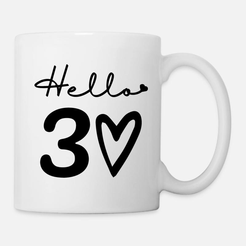 Hallo 30. 30. Geburtstag - Tasse - Weiß