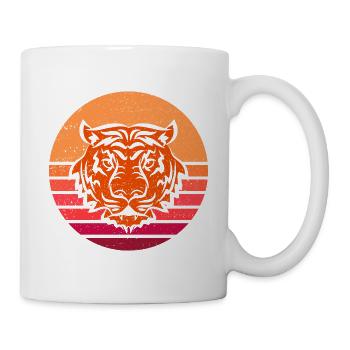 Klassischer Tiger - Tasse - Weiß - Rechts