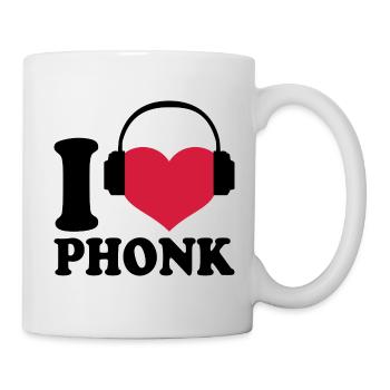 J'adore La Phonk - Aime La Musique Phonk - Mug blanc - blanc - Droite