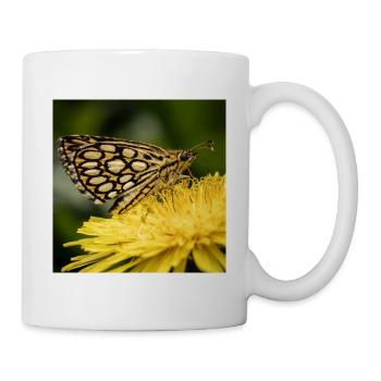 Butterfly shot - Mug - white - Right