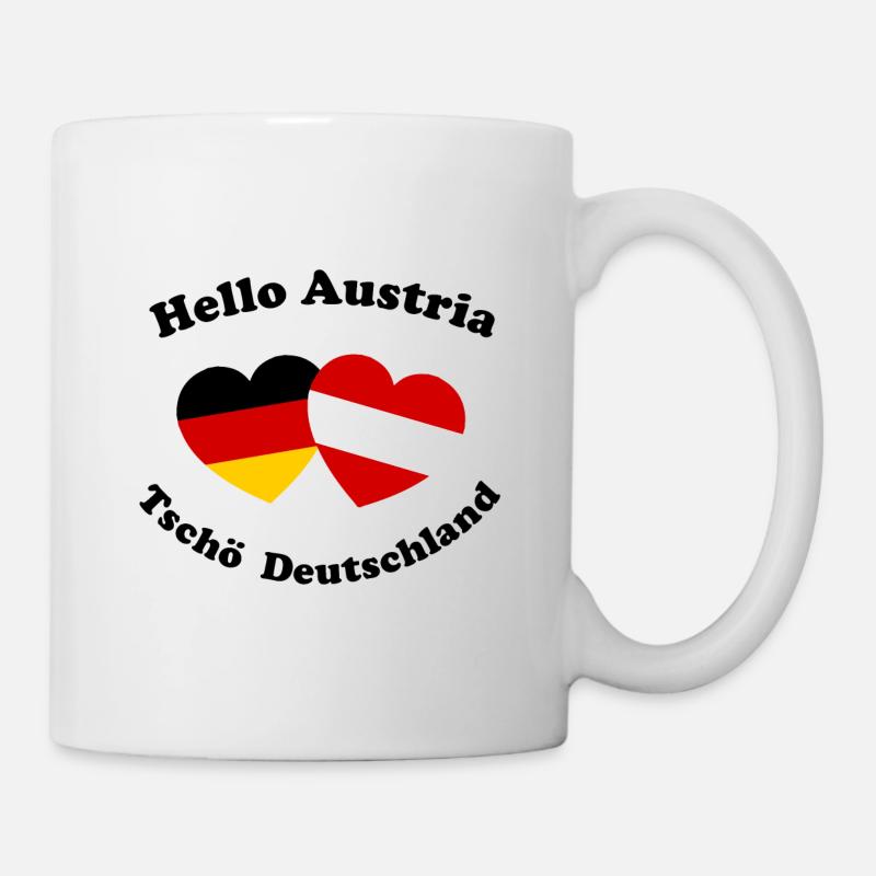 Hallo Österreich - Tasse - Weiß
