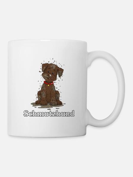 Schmutzhund2 3 - Tasse - Weiß