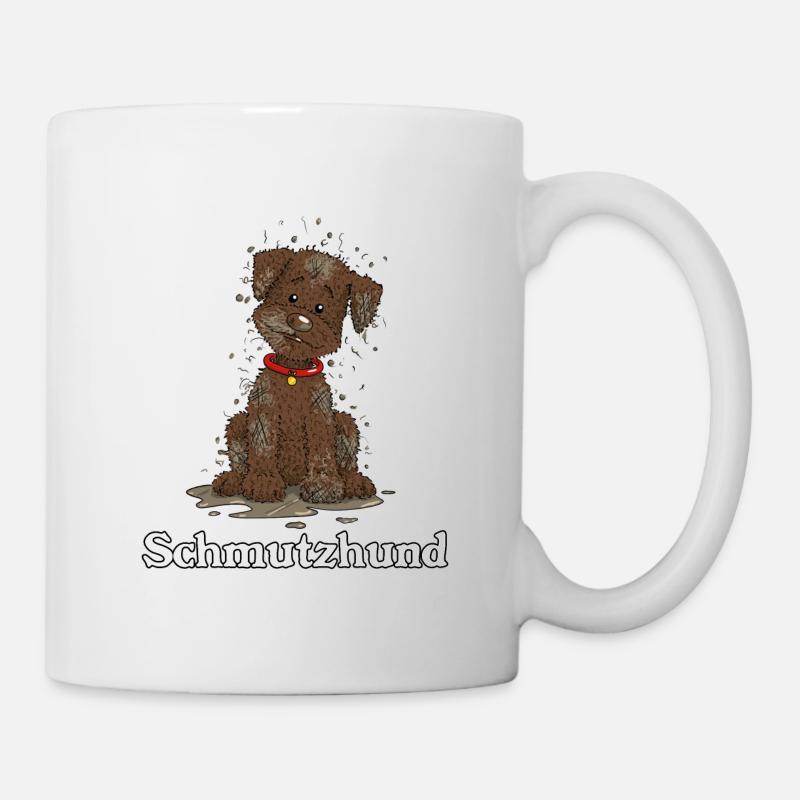 Schmutzhund2 3 - Tasse - Weiß