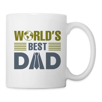 Meilleur papa du monde - Mug blanc - blanc - Droite