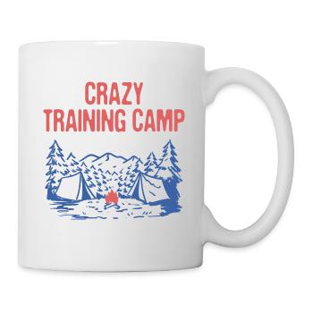 Crazy Training Camp Funny Camping Humor Camper - Mug - white - Right